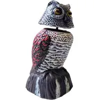 relaxdays Vogel-Schreck Vogelabwehr Eule 20 cm