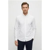 BOSS Businesshemd ROAN Langarm, Button-Down-Kragen, slim fit