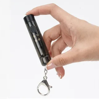7 Light Modes High Brightness Mini LED Flashlight UV Lamp Red Blue Signal Light with Type-C Charging and Keychain, Outdo