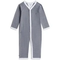 Tommy Hilfiger Strampler RIB COVERALL Regular fit mit V-Ausschnitt für Babys
