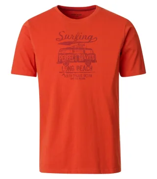 REDMOND - T-Shirt braun - Gr. - XL