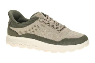 Geox U65MPE 06KEK C0712 Beige Olive/Sand Herren Sneakers FASTin System