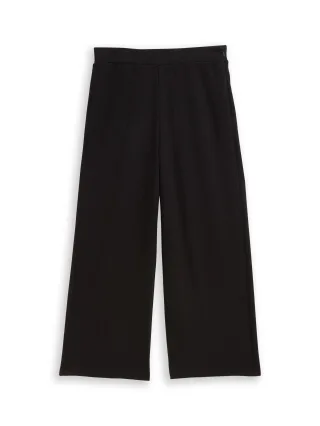 Tom Tailor - Jacquard Culotte Hose deep black - Gr. - 38/28
