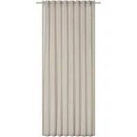 ELBERSDRUCKE Vorhang Vorhang mit verdeckten Schlaufen Air Uni beige 255 x 140 cm (1 St), Multifunktionsband, halbtransparent, Polyester, einfarbig, modern