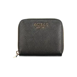 Guess Jeans Nero Polyurethan Damenbörse