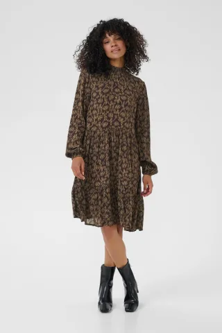 Kleid KArikka Kleid Loose fit black brown