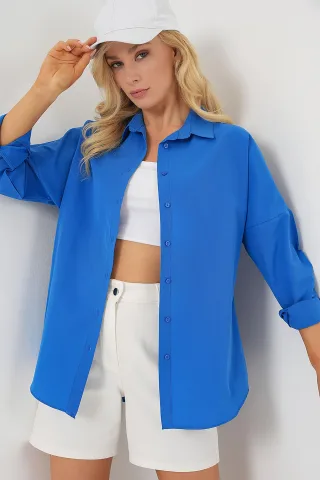 Oversized Popeline 2er-Pack Hemd