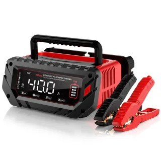 HTRC P40 40ABattery Charger 6V 12V 24V Charger for Lithium LiFePO4 Lead-acid AGM GEL Battery 9-stage Car Motorcycle Ch