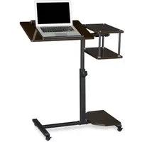relaxdays Laptoptisch höhenverstellbar XL, schwarz