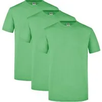James & Nicholson T-Shirt 3er-Pack Klassisches Herren T-Shirt in körpernaher Form JN911 (Spar-Set, 3er-Pack) Slimfit Rundhals Shirt