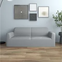 furnicato Sofahusse Dehnbare für 2-Sitzer 145-185 cm Grau