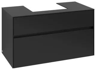 Villeroy & Boch Waschtischunterschrank Collaro C01600 1000x548x500mm 2 Ausz. Waschtisch mittig Volca C01600VL