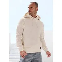 John Devin Hoodie Langarm, Sweatshirt mit Rundhals und Kapuze, Baumwollmischung