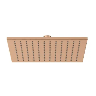 Herzbach LIVING SPA Slim-Regenbrause 250x250mm Copper Steel, 11.600250.2.39 11.600250.2.39