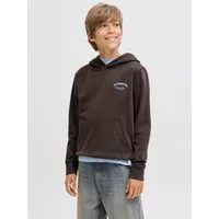 Jack & Jones Junior Kapuzensweatshirt JJEBRANDES BACKP RELAXED SWEAT H SN JNR Baumwollmischung, relaxed fit