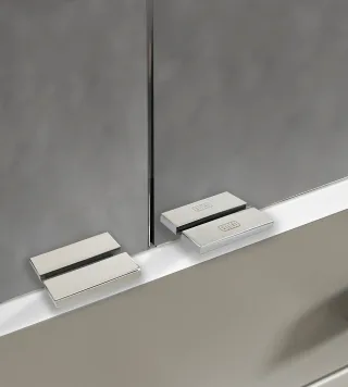 Schrankgriffe Prime schwarz Paar m. Logo,949713391 949713391