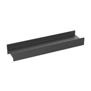 Emco Aura Duschreling 854513401 400 mm, 1 Ablaufrinne, schwarz matt
