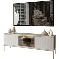Lookway TV-Schrank ECLIPSE 154 Kaschmir mit Beleuchtung Breite: 154 cm