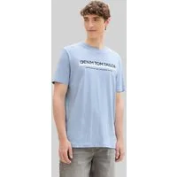 TOM TAILOR Denim T-Shirt T-Shirt (im Einserpack) T-Shirt mit Logo-Print