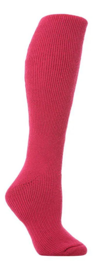 Extra lange Thermo-Socken für Damen in Cerise und Wein von Heat Holders