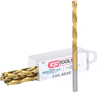 KS Tools HSS TiN Spiralbohrer - 330.4040