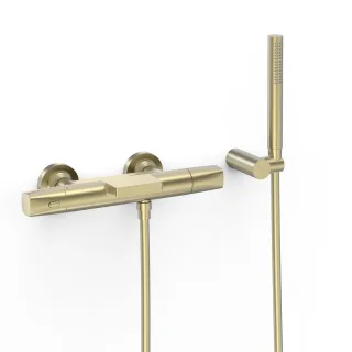 Tres Wannenthermostat Aufputz Over wall Anti Kalk Messing Handbrause , 19017499CA 19017499CA
