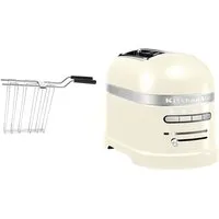KitchenAid Toaster Artisan 5KMT2204EAC ALMOND CREAM, 2 kurze Schlitze, für 2 Scheiben, 1250 W, mit Sandwichzange