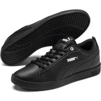 PUMA SMASH WNS V2 L Sneaker aus Leder und Synthetik, atmungsaktives Innenmaterial aus Textil