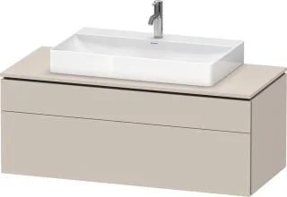Duravit L-Cube Konsolenwaschtischunterbau wandhängend Taupe Matt 1220x550x482 mm - LC4882091910000 LC4882091910000