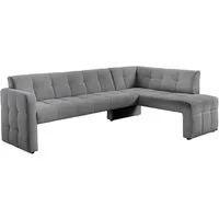 exxpo - sofa fashion Essbank Barista, bequem und elegant, hohe Bodenfreiheit, Eckbank Barista bequem und elegant, hochwertige Detailverarbeitung