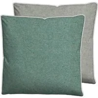 Biberna Kissenbezug HERMAL Melange Flanell uni, mit Reißverschluss, Wendekissenbezug, (1 Stück), Feinflanell, Made in Germany zertifiziert, kuschelig weich, mit Paspel