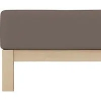 Schlafgut Spannbettlaken PURE Bio-Baumwolle mit Elasthan, 170 g/m², Bettlaken, Spannbetttuch, Jersey, Gummizug: rundum, (1 Stück), PREMIUM Laken für Matratzen bis 30cm Höhe, dehnbar blickdicht, straff