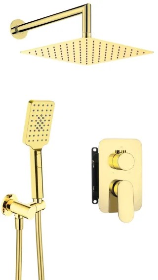 Neuesbad Serie 100 Unterputz Dusch-Set, Oberfläche: gold NB1DEBXYZZGAM1