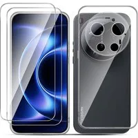 SmartUP Smartphone-Hülle + 2X Schutzglas für Xiaomi 17 Ultra Panzerfolie Display Case Screen 9H 6,9 Zoll, kompletter Rundumschutz