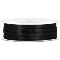 partydeco Satinband 50m x 3mm Rolle Satinband Geschenkband Schleifenband Satin Band, Dekoband