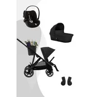 Cybex Kombi-Kinderwagen Gazelle S LUX Travel System - Essential S, Kombinationen, Buggy, Travelsystem, Geschwister, oder Zwillingswagen