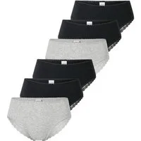 Schiesser Brasilslip 6er Pack 95/5 Modern Cotton (Spar-Set) Brazil Slip - Baumwolle - Atmungsaktiv