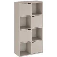 KOMTO Bücherregal KOMTO Bücherregal – Würfelregal mit Türen & Stauraum, 8-tlg.