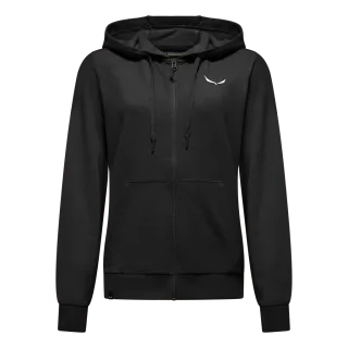 SALEWA - Leisure Full Zip Hoodie Damen - Schwarz (Gr.38)