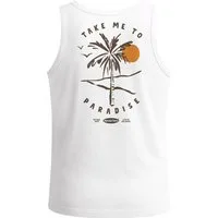 Neverless Tanktop Herren Tank-Top Backprint Take me to Paradise Surf Design mit Print