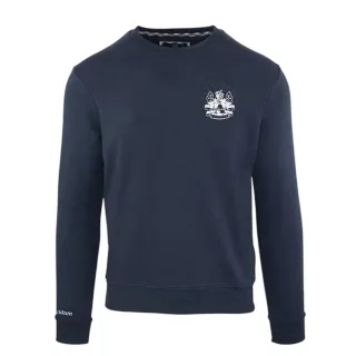 Aquascutum - Sweatshirt für Herren, Rundhalsausschnitt, Regulär (Marine)