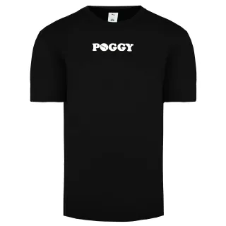 Puma X Poggy Logo Top Kurzschläfe Crew Neck Black Herren T-Shirt 576749 01