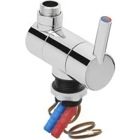 Moritz Elektrischer Wasserhahn Mischbatterie 12 V für Caravan Boot Camping mit Mikroschalter