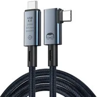 nerdig 90 Grad - Thunderbolt 4 - 240W - Dockingstation Thunderbolt-Kabel, (100 cm)