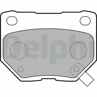 Delphi Bremsbel?ge hinten Subaru Impreza