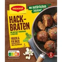 MAGGI Saucen, Maggi Fix für Hackbraten mit würziger Zwiebelnote und Petersilie 70g