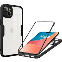 Tec-Expert Handyhülle 360 Grad Hülle für Apple iPhone 15 6.1 Zoll, 6.1, Rundum Schutz Cover Case Hülle robust