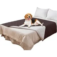 Rosnek Bettbezug Gesteppt, wasserdicht, rutschfest, für Bett Sofa Haustiermatte, (1 St)