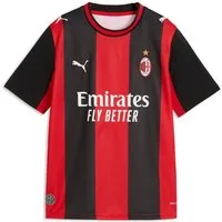 PUMA Fußballtrikot ACM HOME JERSEY REPLICA JR regular fit, für Jugendliche, Kurzarm, mit Rundhalsausschnitt