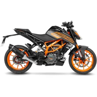 % LeoVince Sport Auspuff LV One EVO Edition Black KTM Duke 125 /390 Bj.2021-2023 EURO5 eintragungsfrei
